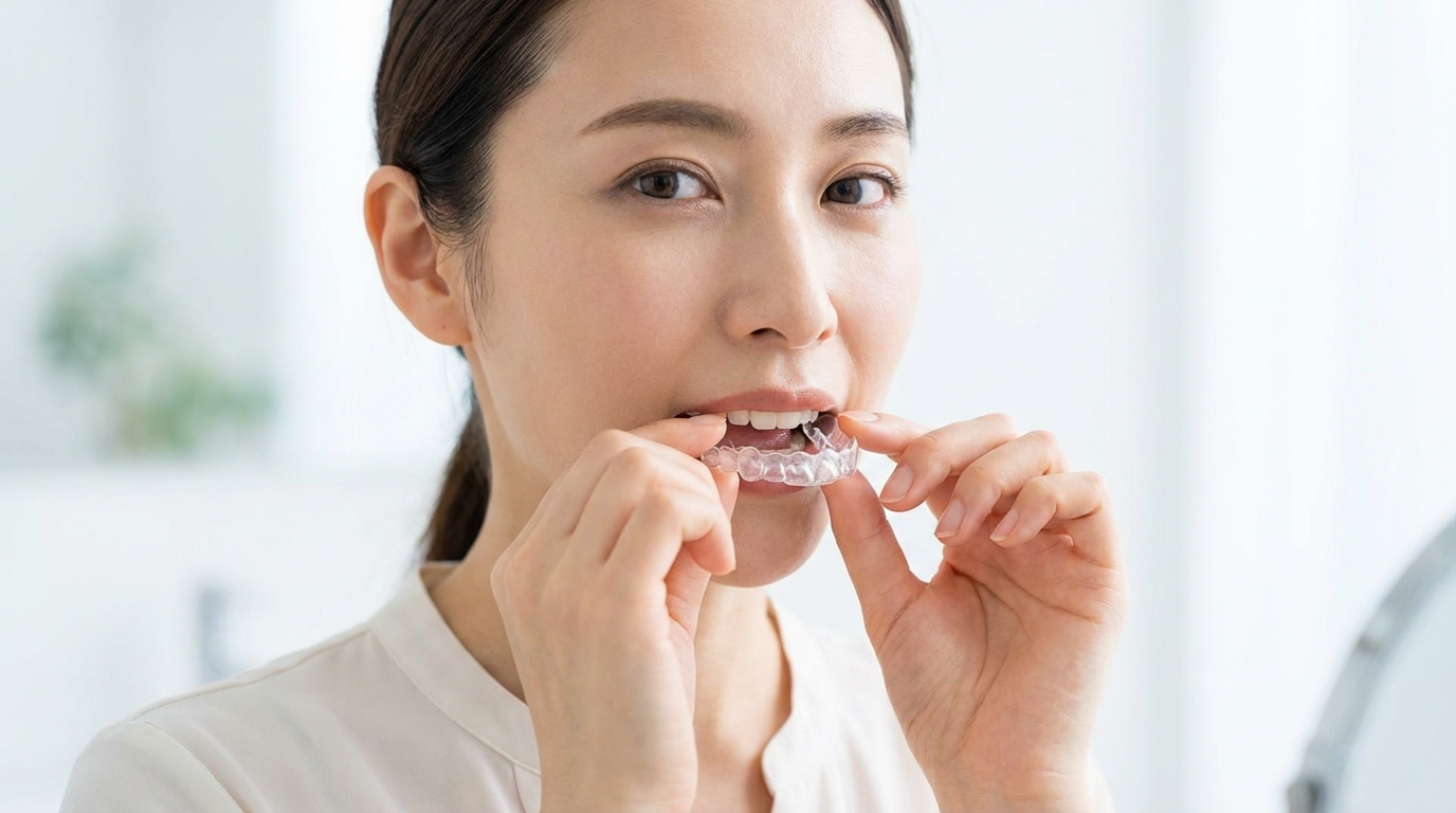 アライナー装着イメージ